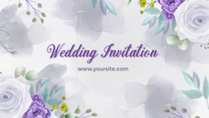 Videohive Romantic Wedding Invitation 47578395 Video Displays template preview