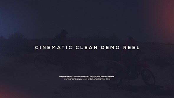 Videohive Cinematic Demo Reel Video Displays template preview