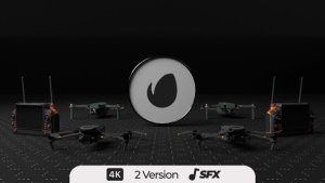 Videohive Drone Experts Logo Stings template preview