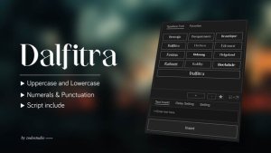 Videohive Animated Typeface - Dalfitra Titles template preview