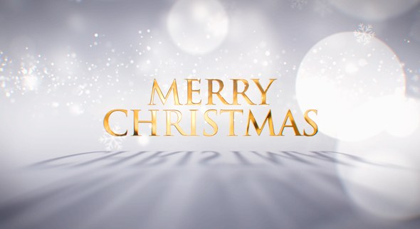 Bright Christmas Wishes Video Displays template preview