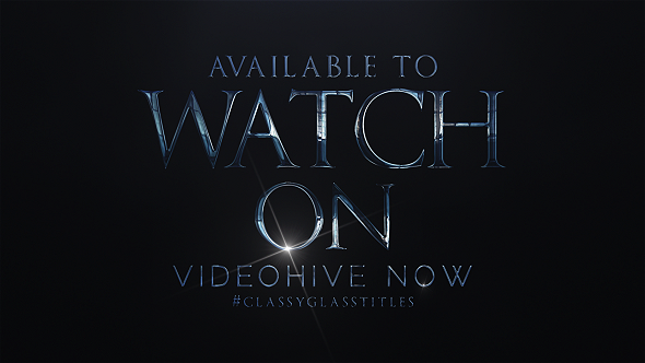 Dark Titles Video Displays template preview