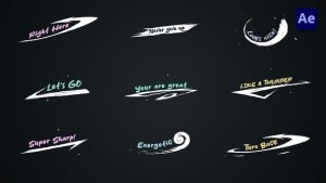 Videohive Brush Scribble titles [After Effects] Titles template preview