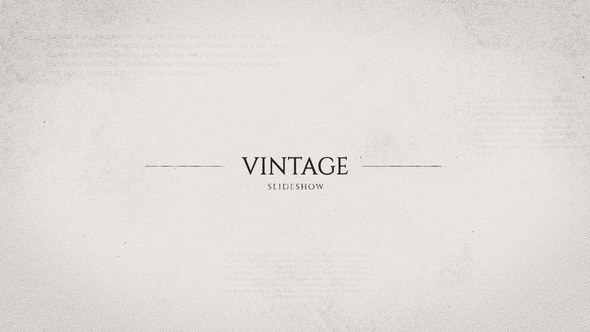 Videohive Vintage Photo Opener 22880925 Openers template preview