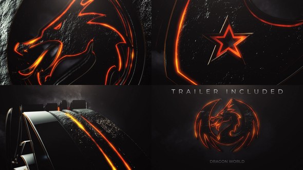Videohive Dark Epic Logo Reveal And Trailer Logo Stings template preview