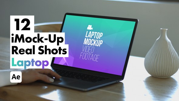 Videohive iMock-Up Real Laptop Product Promo template preview
