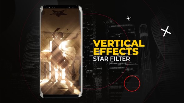 Videohive Vertical Star Filter Effects | After Effects Elements template preview