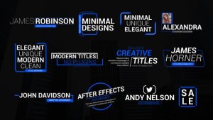 Videohive Smooth Lower Thirds 43757351 Elements template preview