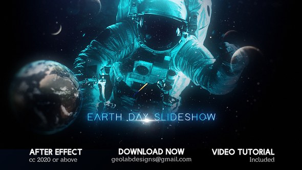 Earth Day Slideshow Titles template preview