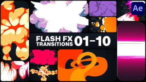 Videohive Flash FX Transitions for After Effects Elements template preview