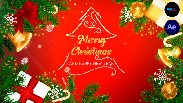 Videohive Merry Christmas and Happy New Year Wishes 60998464 Openers template preview