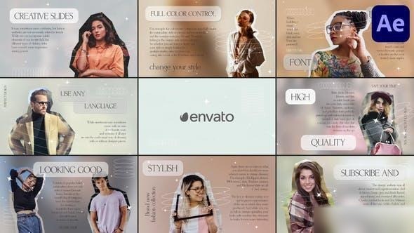 Videohive Abstract Blurry Slides for After Effects Openers template preview