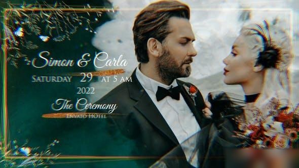Videohive Wedding invitation slideshow 44479941 Openers template preview