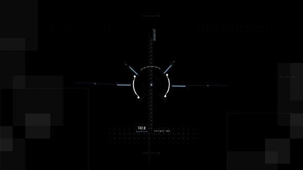 Videohive HUD Advanced Target 4 Infographics template preview