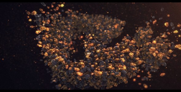 Videohive Golden Rock Logo Opener Openers template preview