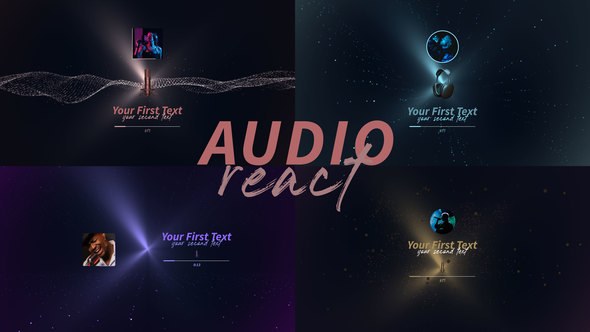 Videohive Audio React Music Visualizer 46647016 Video Displays template preview