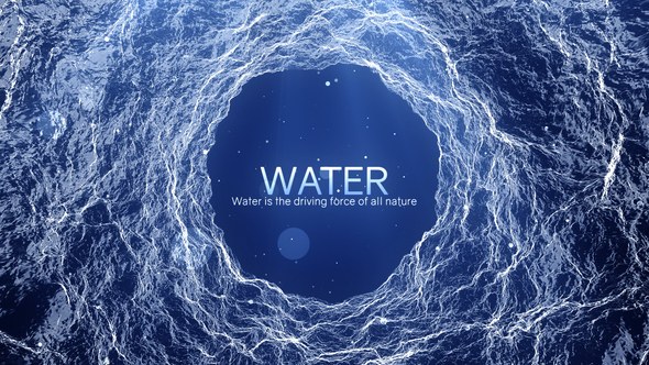 Videohive Water - Inspirational Titles Titles template preview