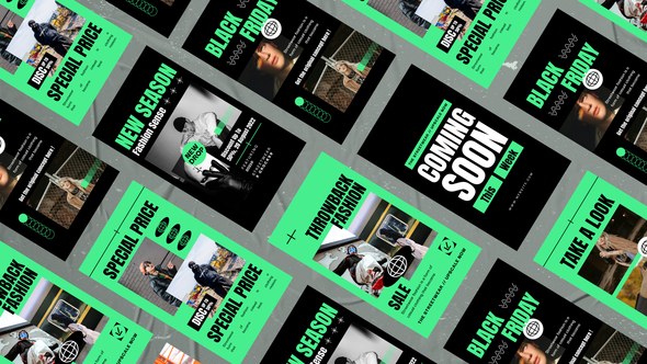 Videohive Simple Streetwear Brands Stories Product Promo template preview