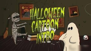 Videohive Halloween Cartoon Intro Openers template preview