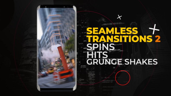 Videohive Vertical Seamless Transitions Vol.2 | After Effects Elements template preview