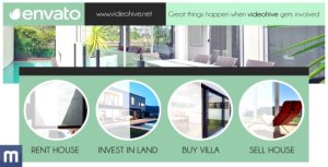 Real Estate Promotion Video Displays template preview