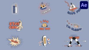 Videohive Cartoon Doodle Titles for After Effects Titles template preview