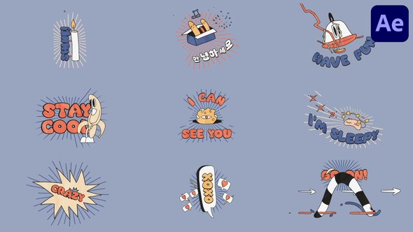 Videohive Cartoon Doodle Titles for After Effects Titles template preview