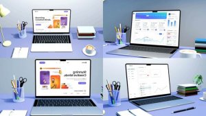 Videohive Office Laptop Mockups Product Promo template preview