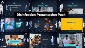 Videohive Desinfection Presentation Pack Video Displays template preview