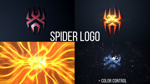 Videohive Spider Logo Logo Stings template preview