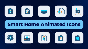 Videohive Smart Home Animated Icons Elements template preview