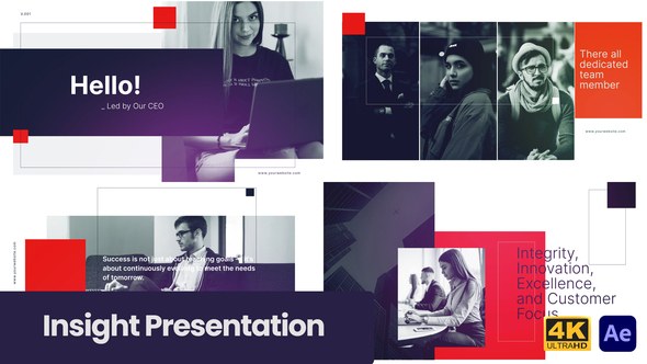 Videohive Insight Presentation Video Displays template preview