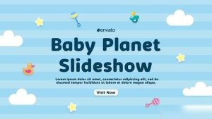 Videohive Baby Planet Slideshow 36568766 Openers template preview