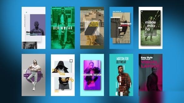 Videohive Fashion Instagram Stories 48364677 Openers template preview