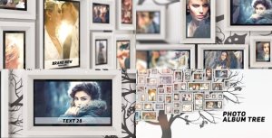 Videohive Photo Album Tree Video Displays template preview