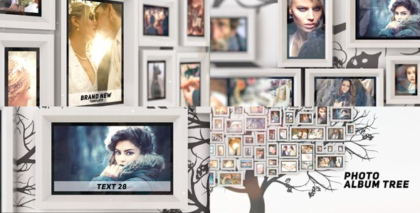 Videohive Photo Album Tree Video Displays template preview