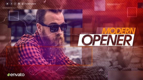 Videohive Modern Opener Openers template preview