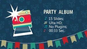 Videohive Party Album Video Displays template preview