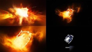 Videohive Fire Logo Reveal 38220991 Logo Stings template preview