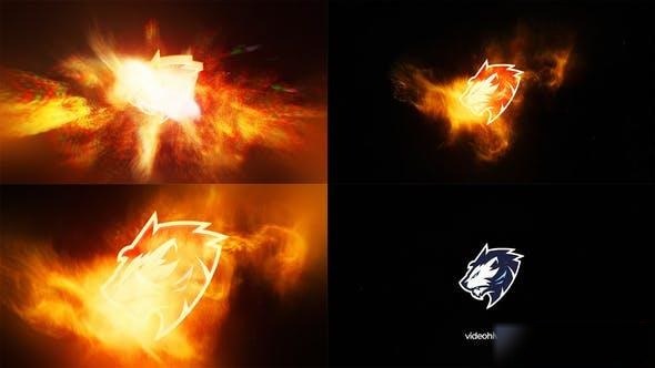 Videohive Fire Logo Reveal 38220991 Logo Stings template preview
