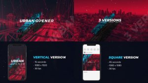 Videohive Urban Fresh Opener Openers template preview
