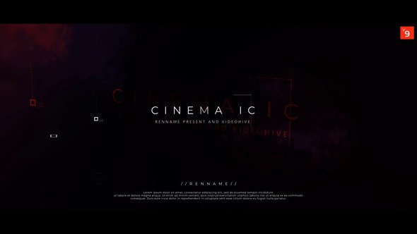 Videohive Film Titles Opener V9 Titles template preview