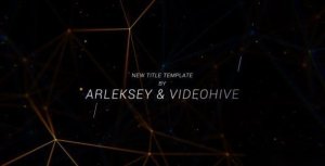 Videohive Plexus Titles 20474573 Video Displays template preview