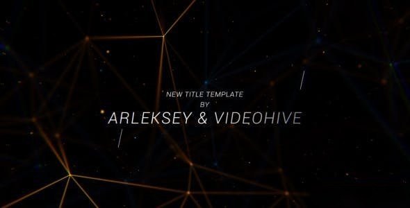 Videohive Plexus Titles 20474573 Video Displays template preview
