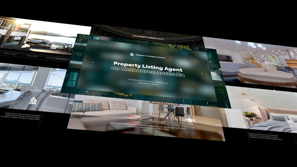 4K Realtor Agent Elegant Slideshow Premiere Pro template preview