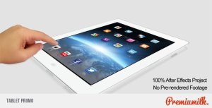 Videohive Tablet Promo Video Displays template preview