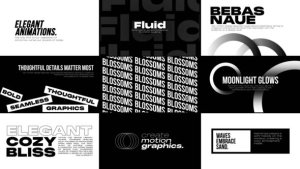 Videohive Big Typography _AE Video Displays template preview