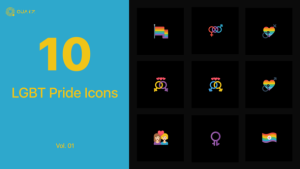 Videohive LGBT Icons Vol. 01 Elements template preview