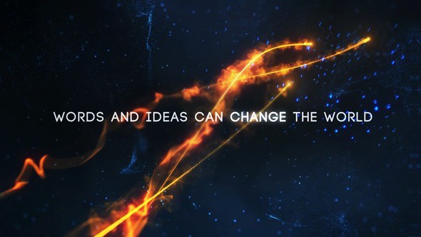 Videohive Elegant Particles Opener Titles template preview