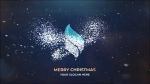 Videohive Christmas Snowstorm Openers template preview